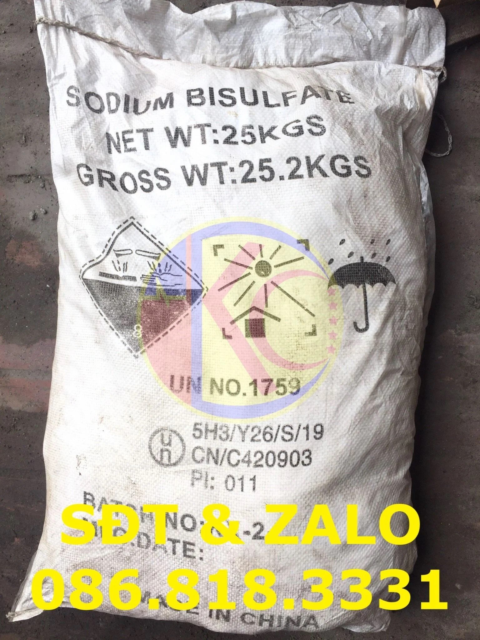 NaHSO4 - Sodium Bisulfat dùng cho bể bơi