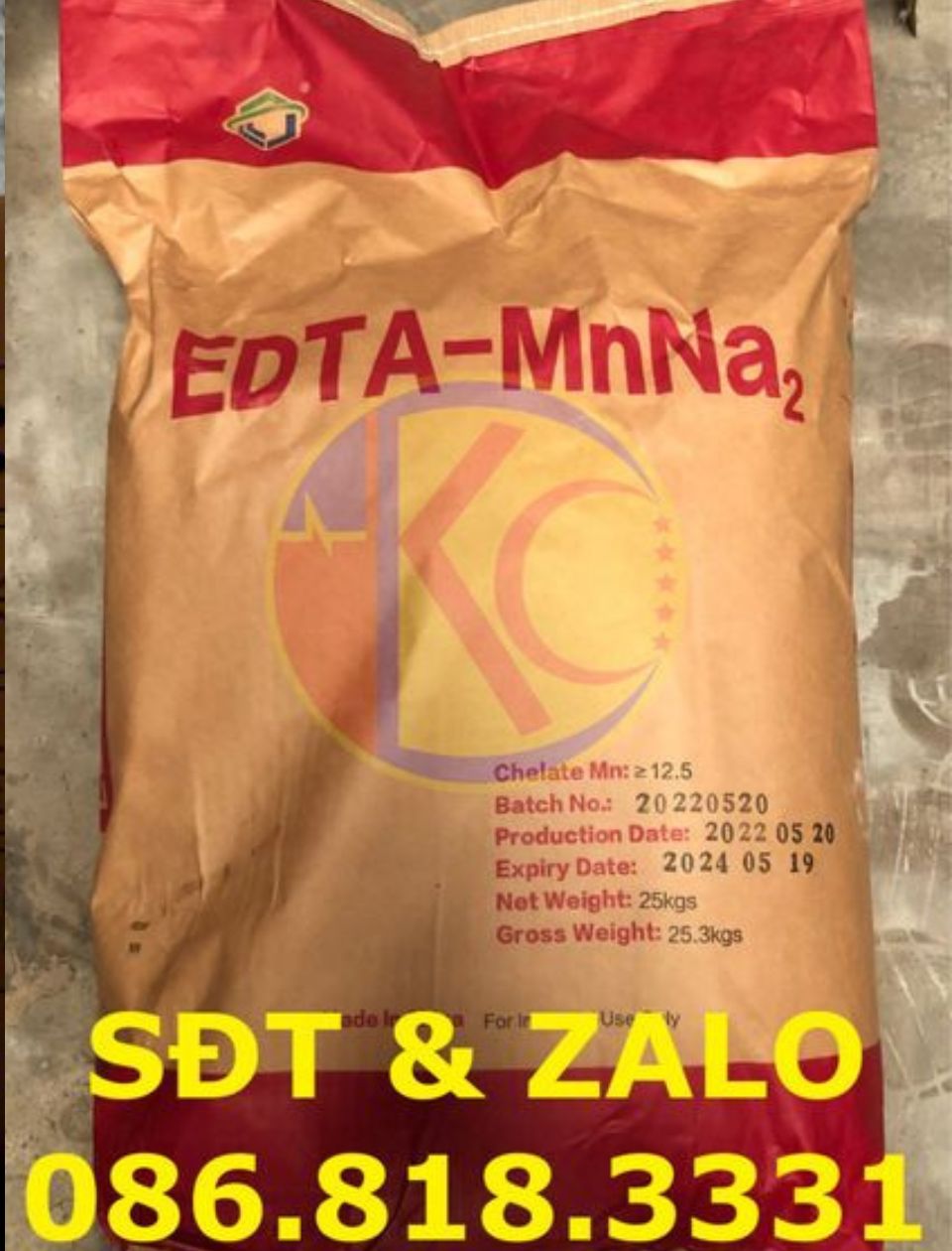 Phân bón vi lượng EDTA Mangan