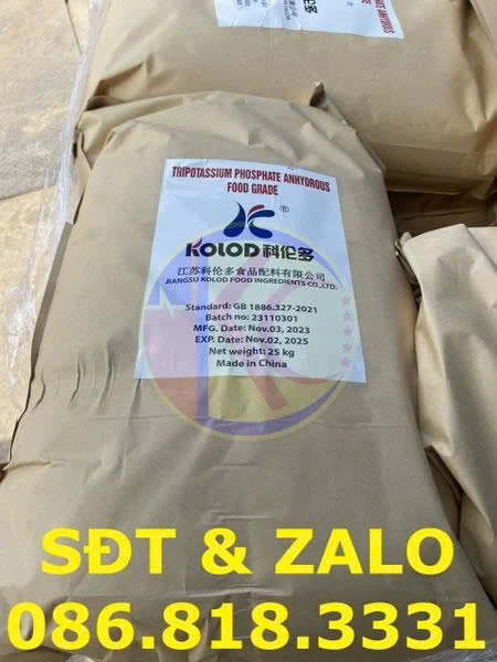Tripotassium Phosphate - K3PO4 có làm mềm nước cứng tạm thời không?