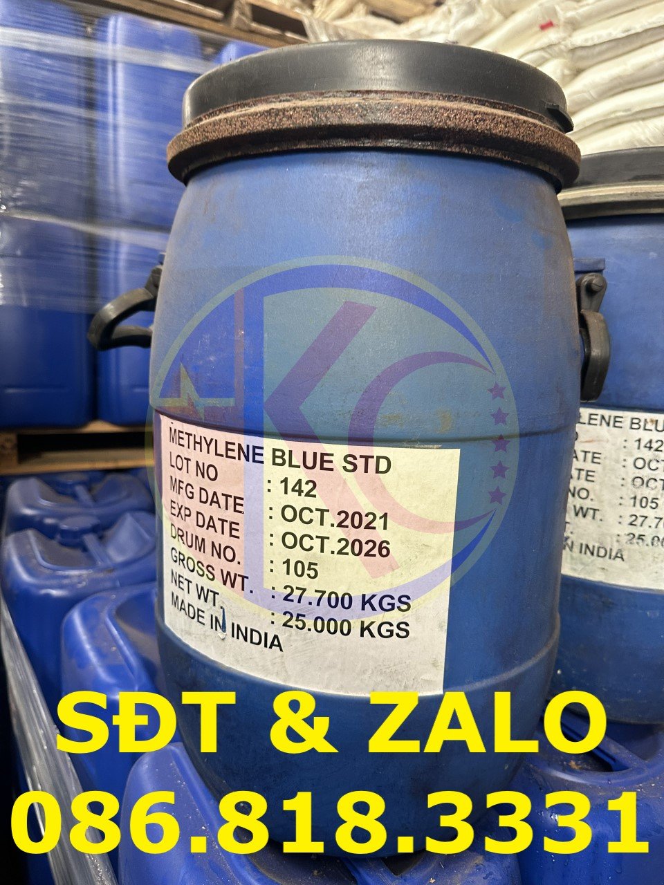 Cách pha Xanh Methylene - Methylene Blue STD cho thủy sản