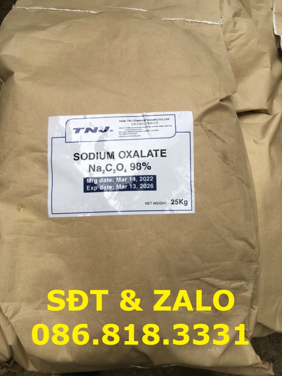 Phản ứng oxi hóa của Sodium Oxalate - Na2C2O4