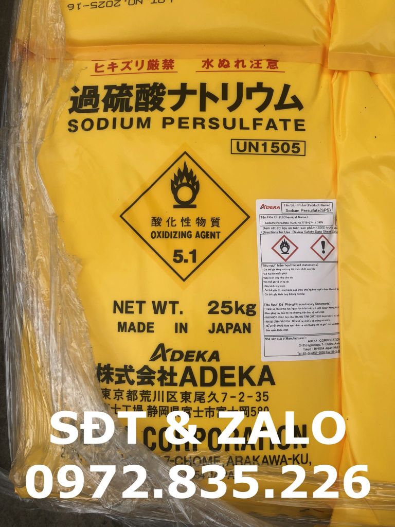 Sodium Persulphate - Na2S2O8 trong sản xuất polymer và nhựa
