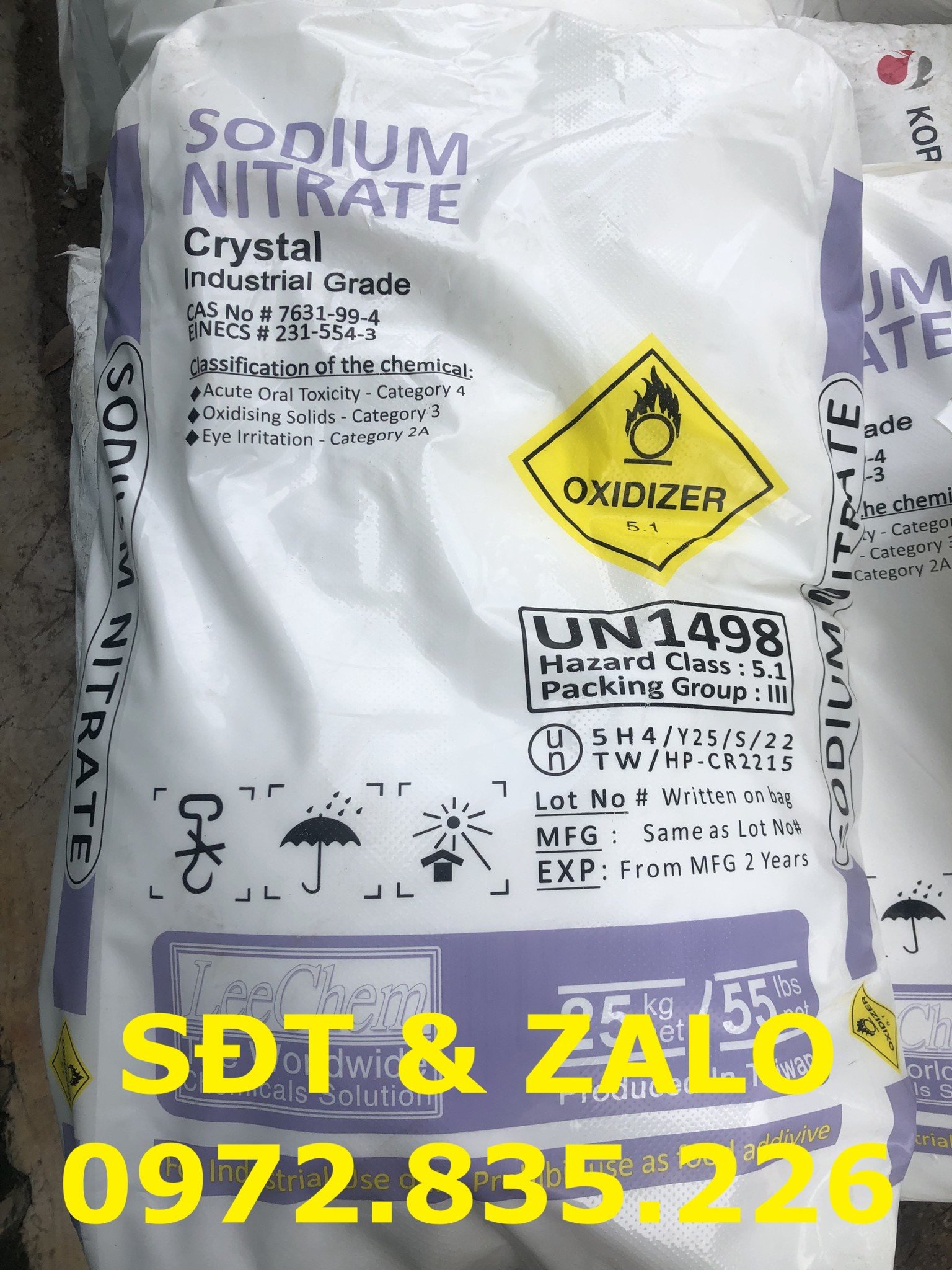 Cách sử dụng Sodium Nitrate - NaNO3 nuôi tảo