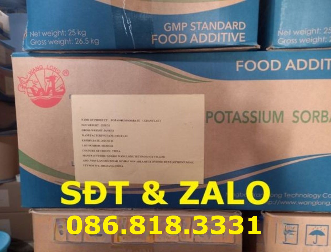 Potassium Sorbate trong thực phẩm