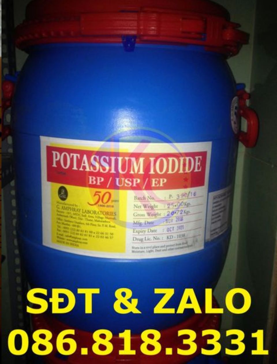 Potassium Iodide giá bao nhiêu?