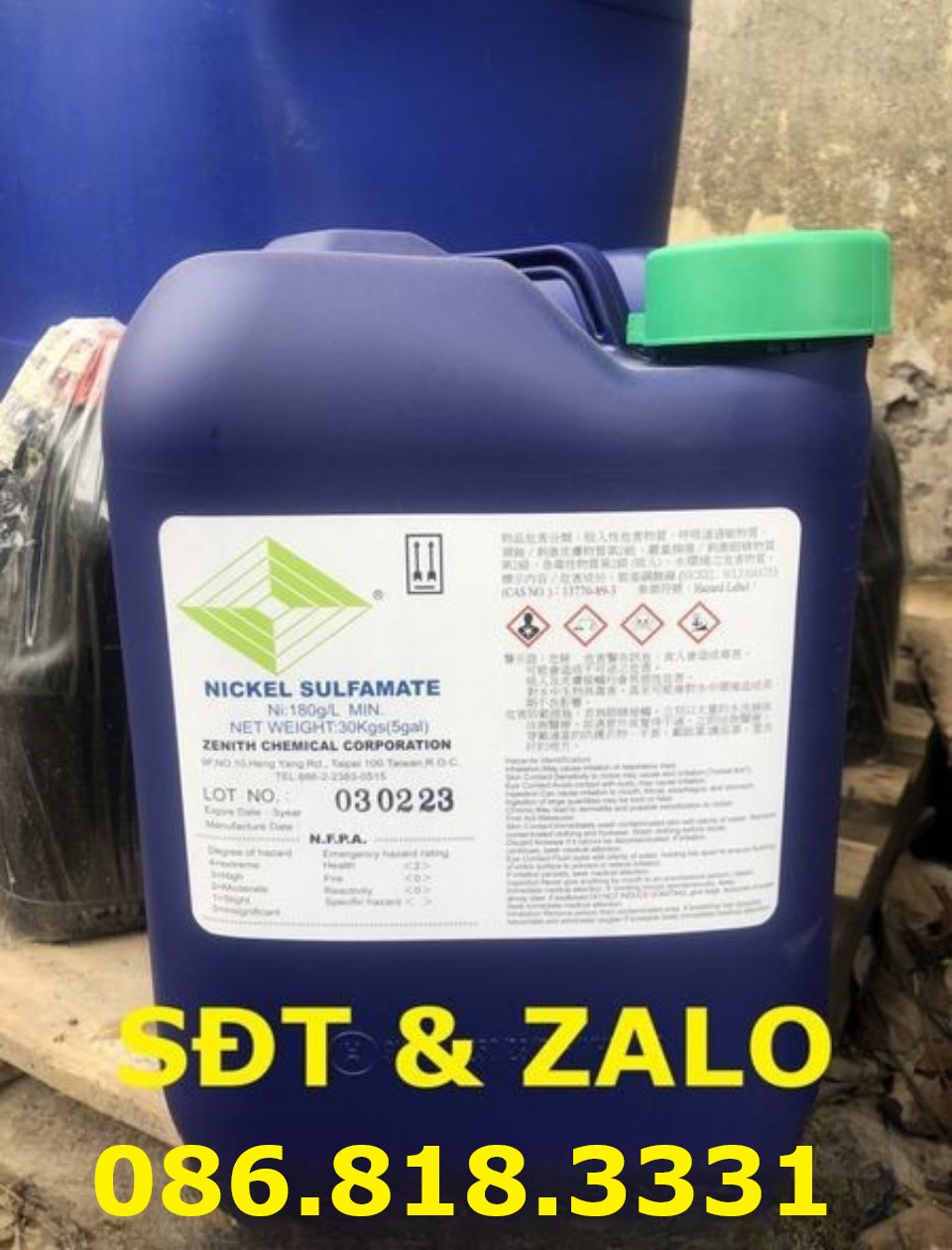 Nickel Sulfamate có độc không?