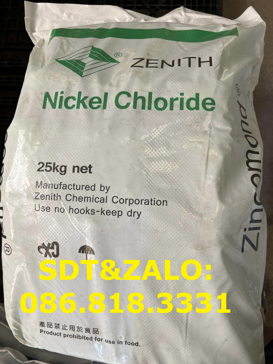 Nickel Chloride - Chất điện phân cho pin
