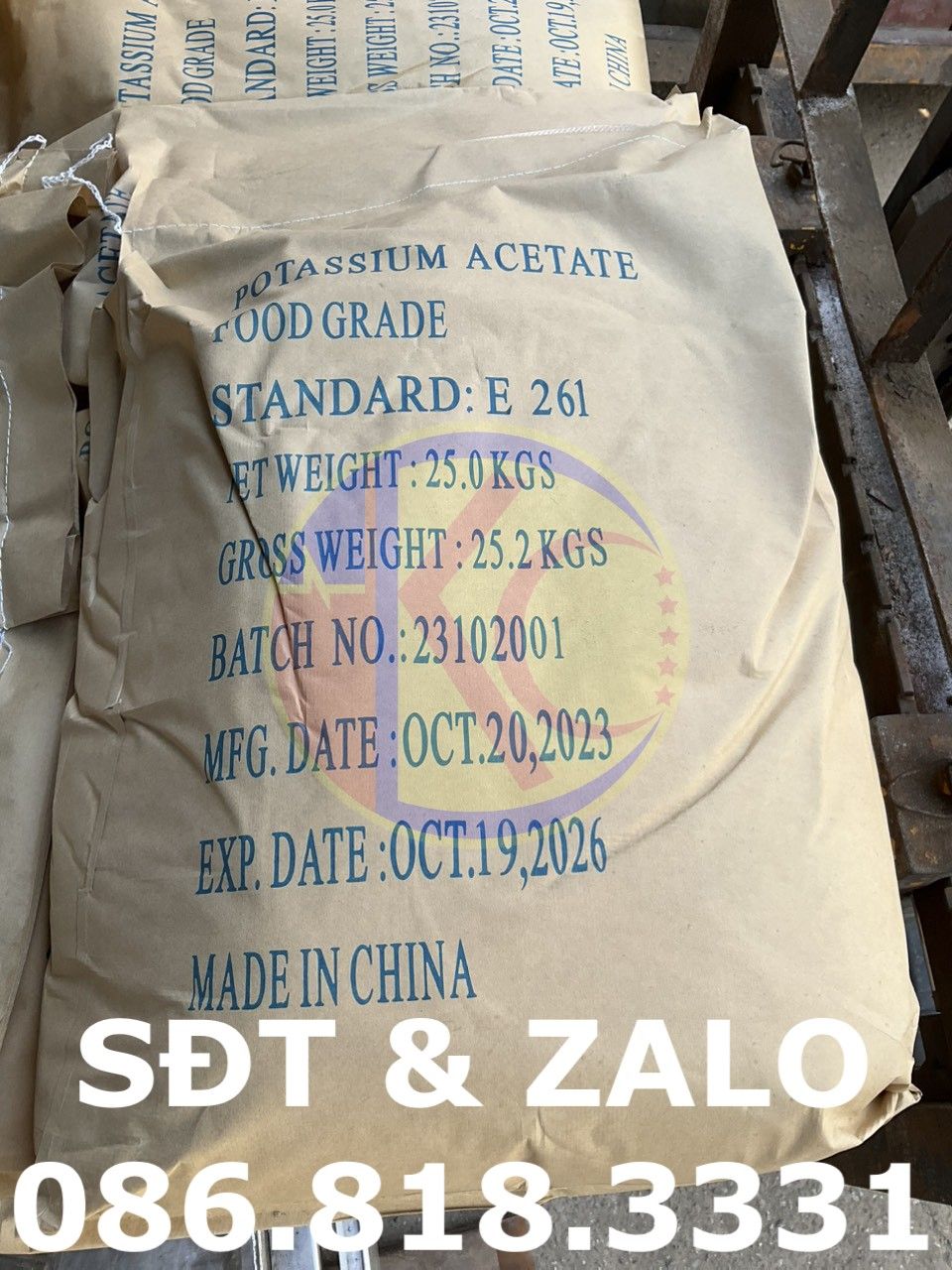 Potassium Acetate làm tan băng