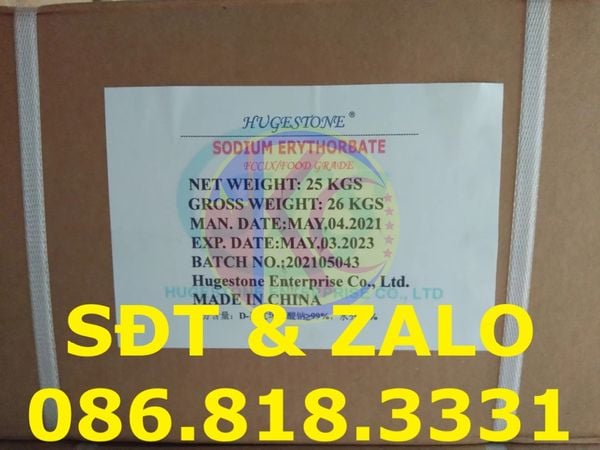 Hóa chất Sodium Erythorbate trong xúc xích