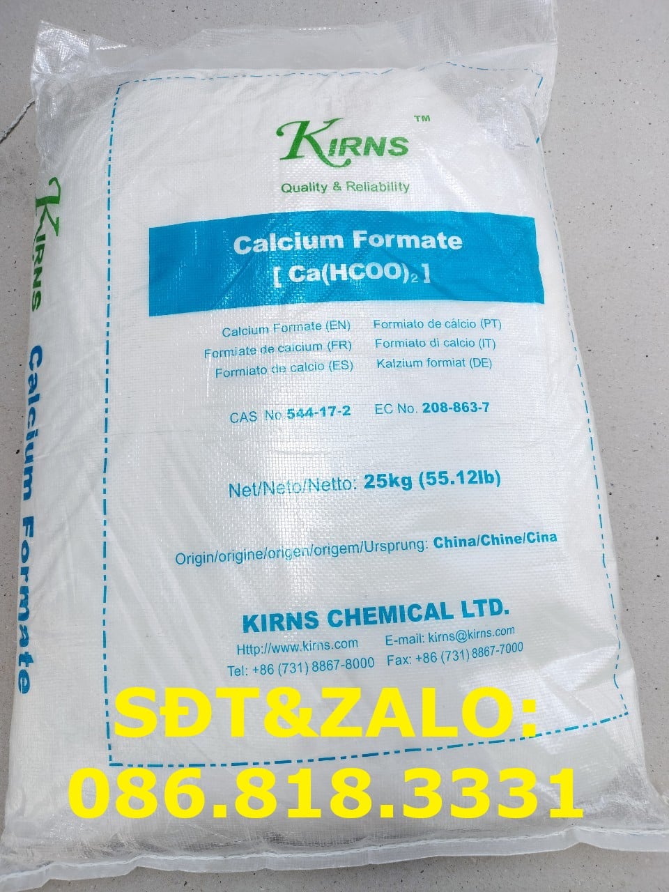 Canxi Format - Calcium Formate là gì?