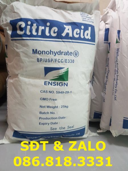Citric Acid Monohydrate - Axit Citric - C6H8O7 -2