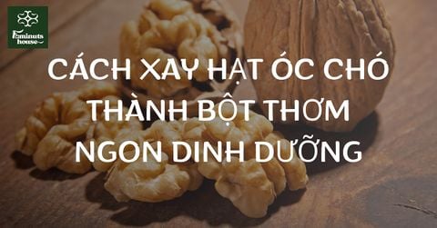 Cách Xay Hạt Óc Chó Thành Bột Thơm Ngon Dinh Dưỡng