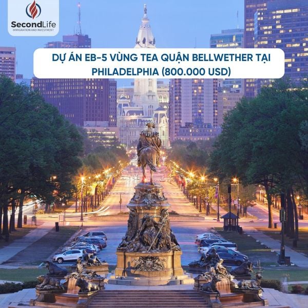 Dự án EB-5 vùng TEA quận Bellwether tại Philadelphia (800.000 USD)