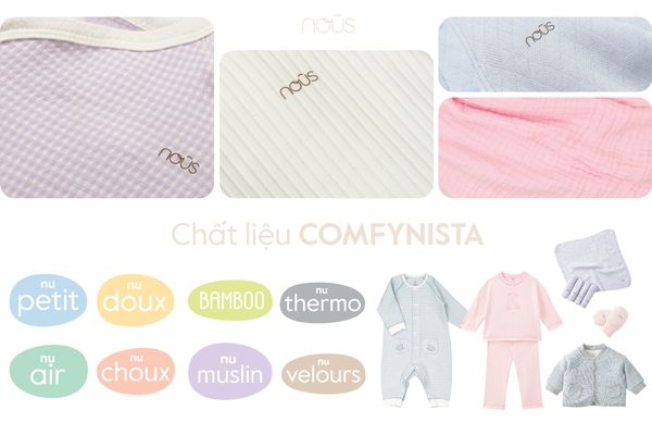 Chất liệu COMFYNISTA - Trọn thoải mái từng cử động