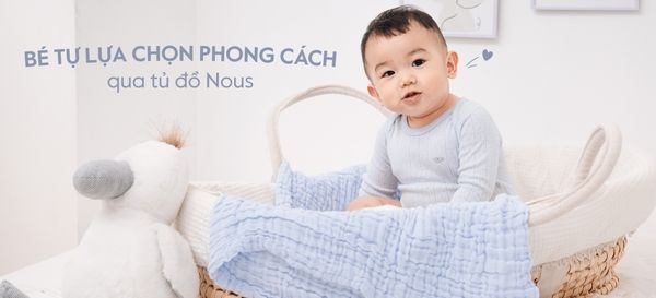 Bé tự lựa chọn phong cách qua tủ đồ Nous
