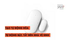 Tạo tự động hóa tự động bật, tắt đèn nhà vệ sinh dùng cảm biến cửa và cảm biến chuyển động