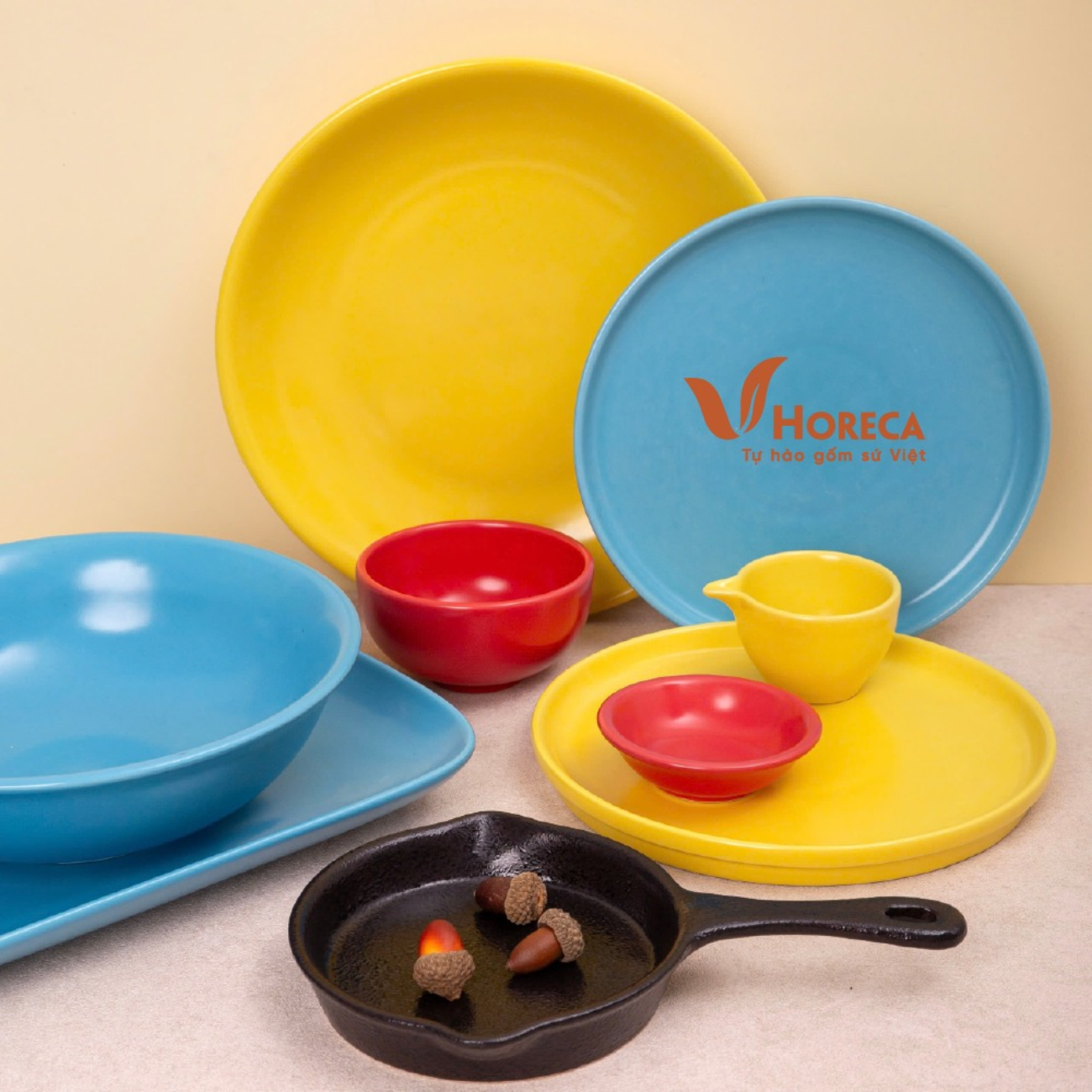 BỘ SƯU TẬP GỐM SỨ SẮC MÀU CỦA V - HORECA.