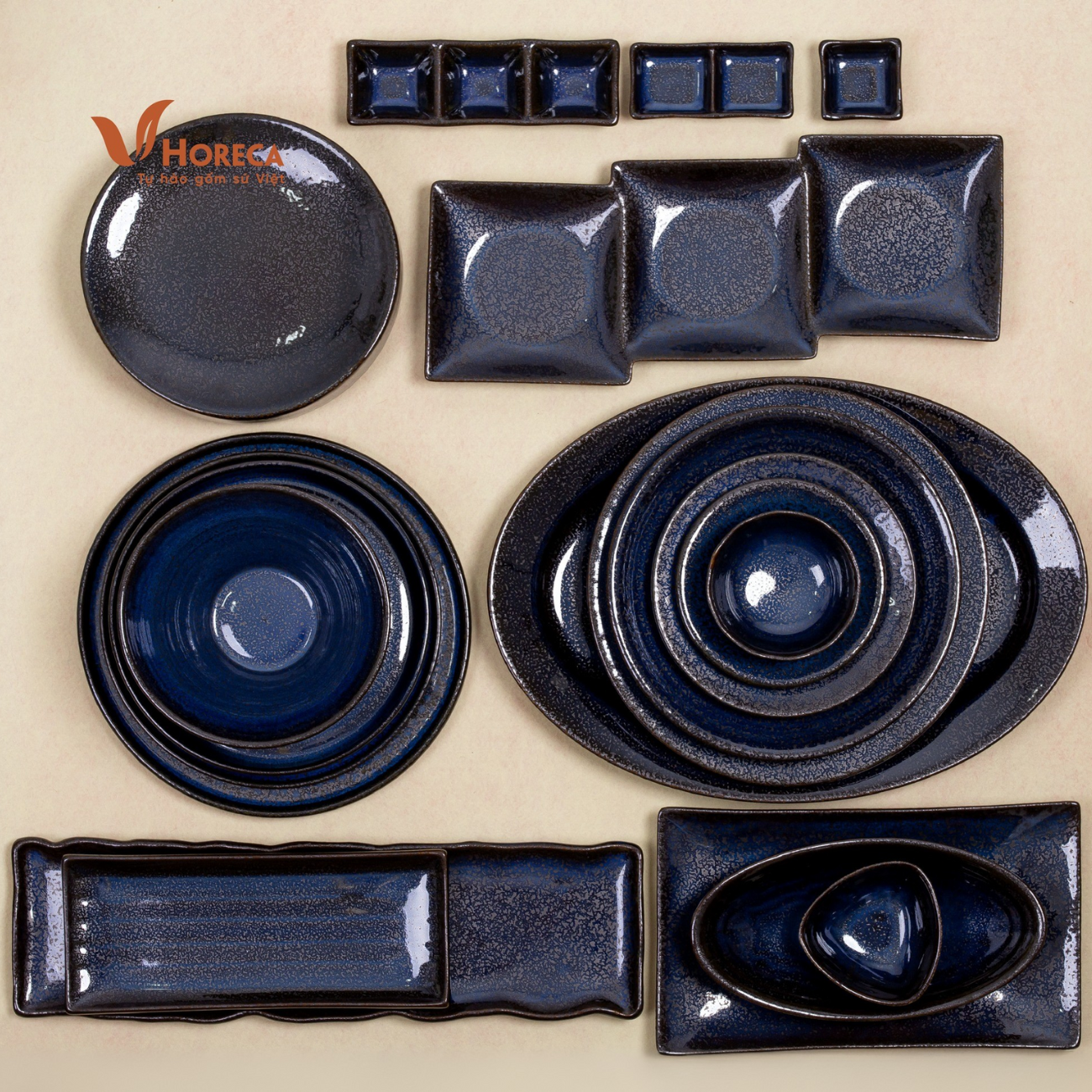 SAPHIR - XANH VIỀN NÂU KIM SA