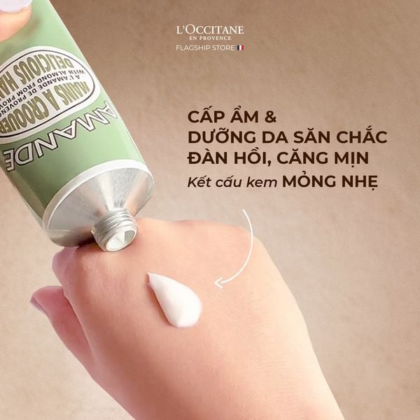 Sử dụng sản phẩm L’Occitane để dưỡng da tay