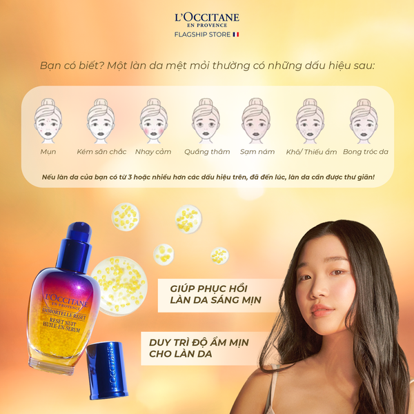 Dưỡng chất tái da sinh quyền năng Immortelle Reset Serum