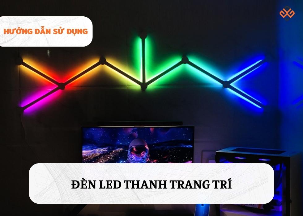 Hướng dẫn sử dụng Đèn LED thanh trang trí 9 thanh JSK-P22
