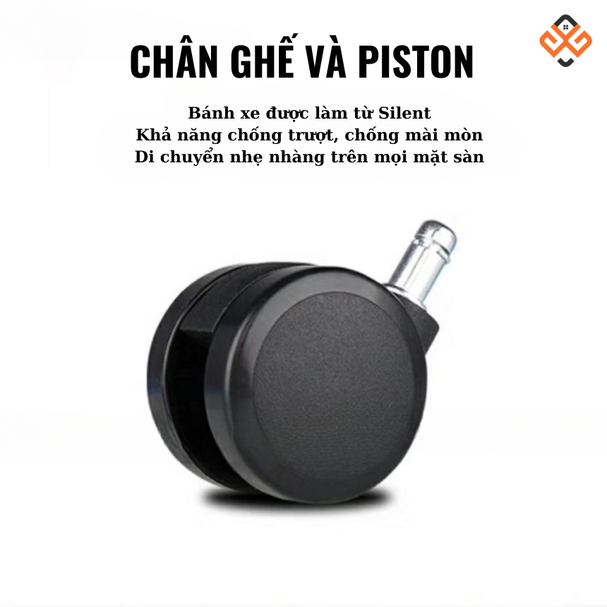 Bánh xe êm ái, giảm âm khi di chuyển