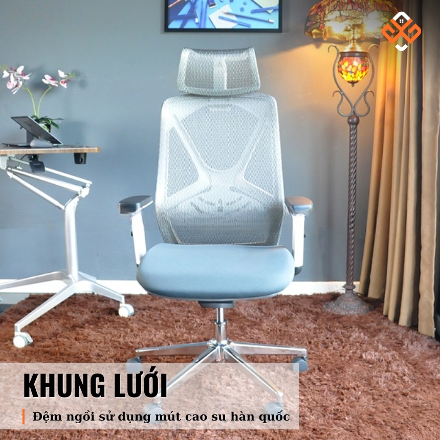 Chất liệu tôi ưu của ghế công thái học Spider 01