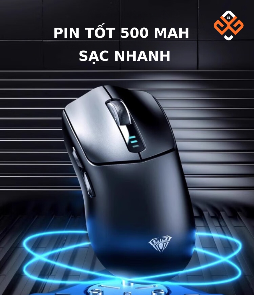 Chuột không dây AULA SC580 pin 500mAh
