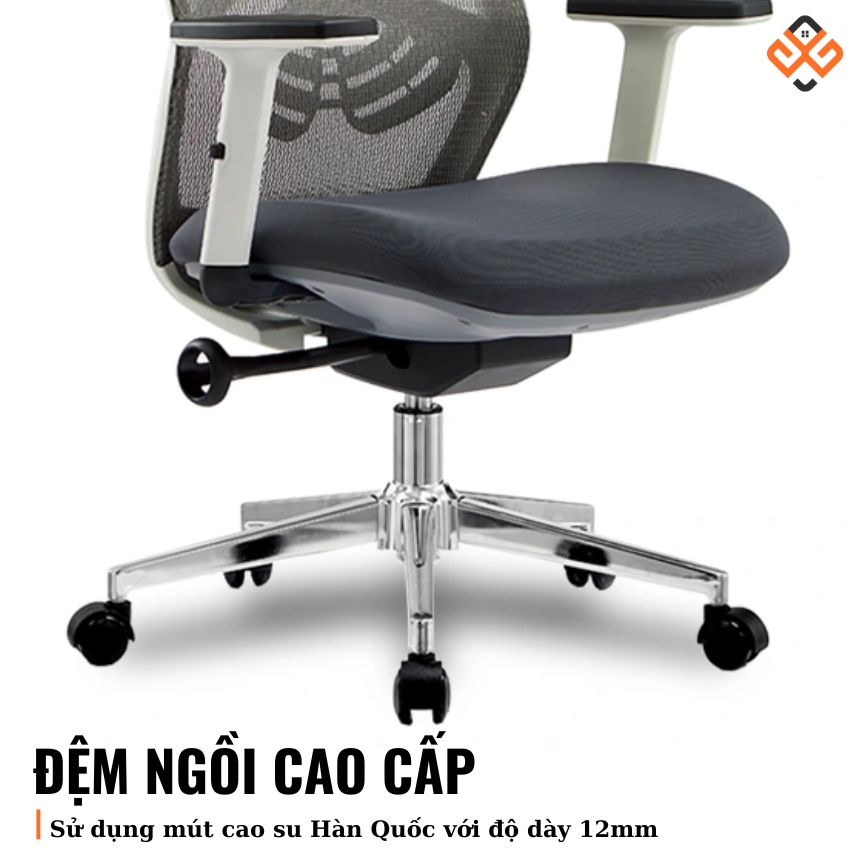 Đệm ngồi cao cấp ghế công thái học Spider 01