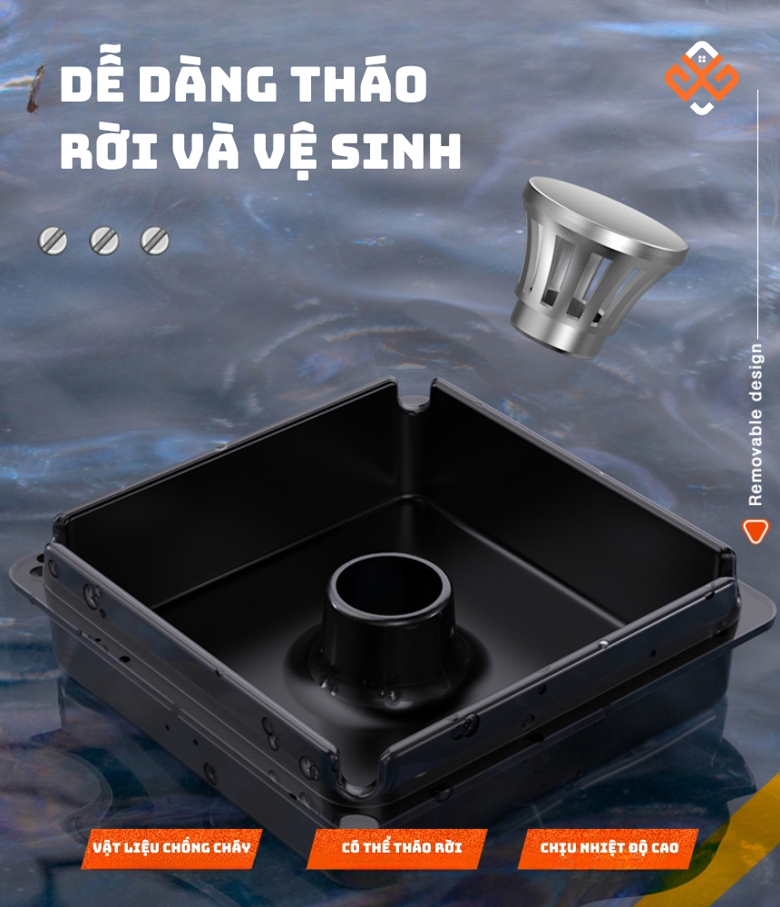 Gạt tàn thuốc khử mùi thông minh