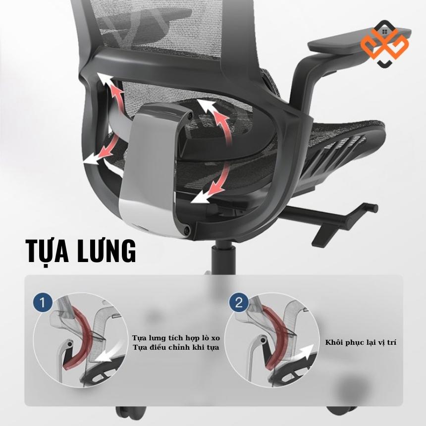 Ghế công thái học Ergonomic 04 tựa lưng tốt