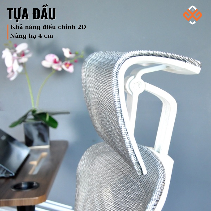 Tựa đầu đa năng ghế công thái học Spider 01