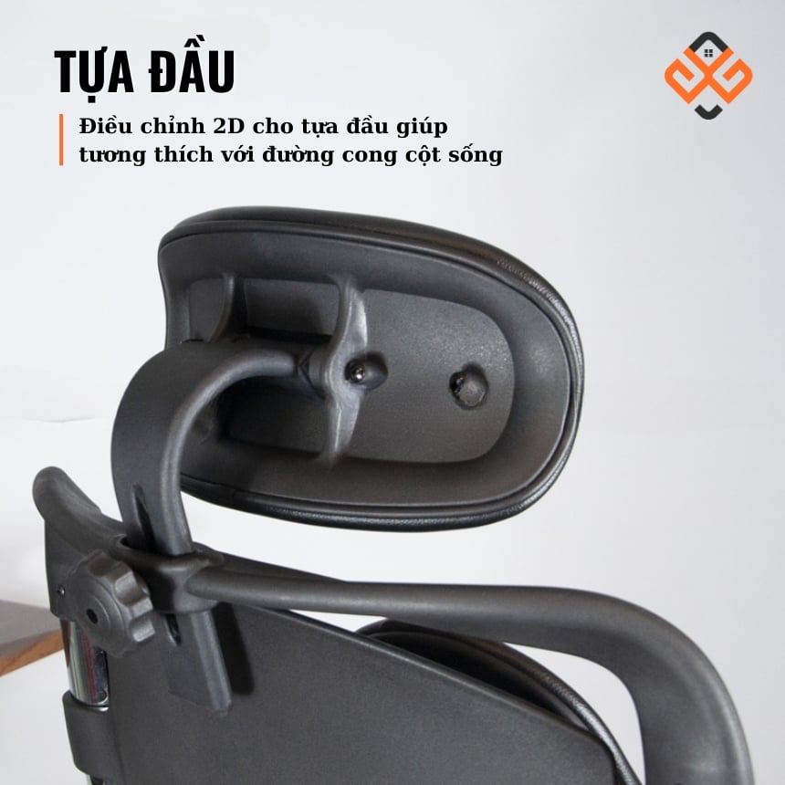 Tựa đầu  ghế công thái học SMA Sport