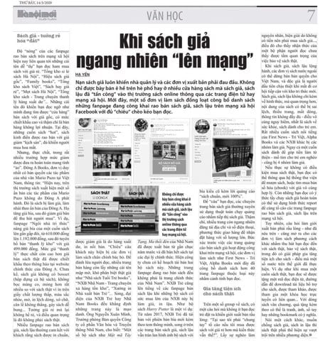 CÁCH PHÂN BIỆT SÁCH THẬT - SÁCH GIẢ CỦA NHÃ NAM