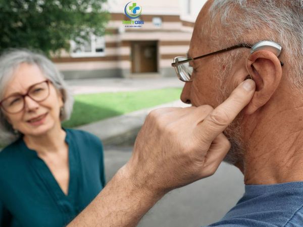 Dùng máy trợ thính sẽ giúp bạn tự tin hơn trong giao tiếp, kết nối với xã hội