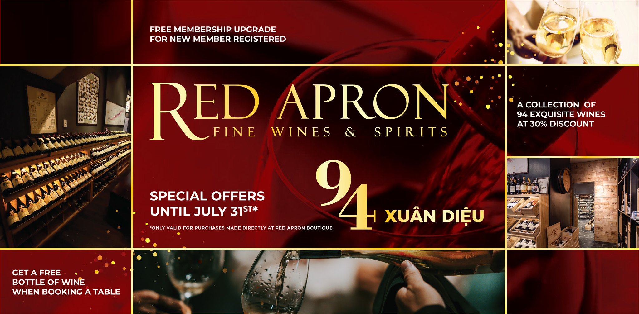 RED APRON 94 XUAN DIEU - SPECIAL OPENING
