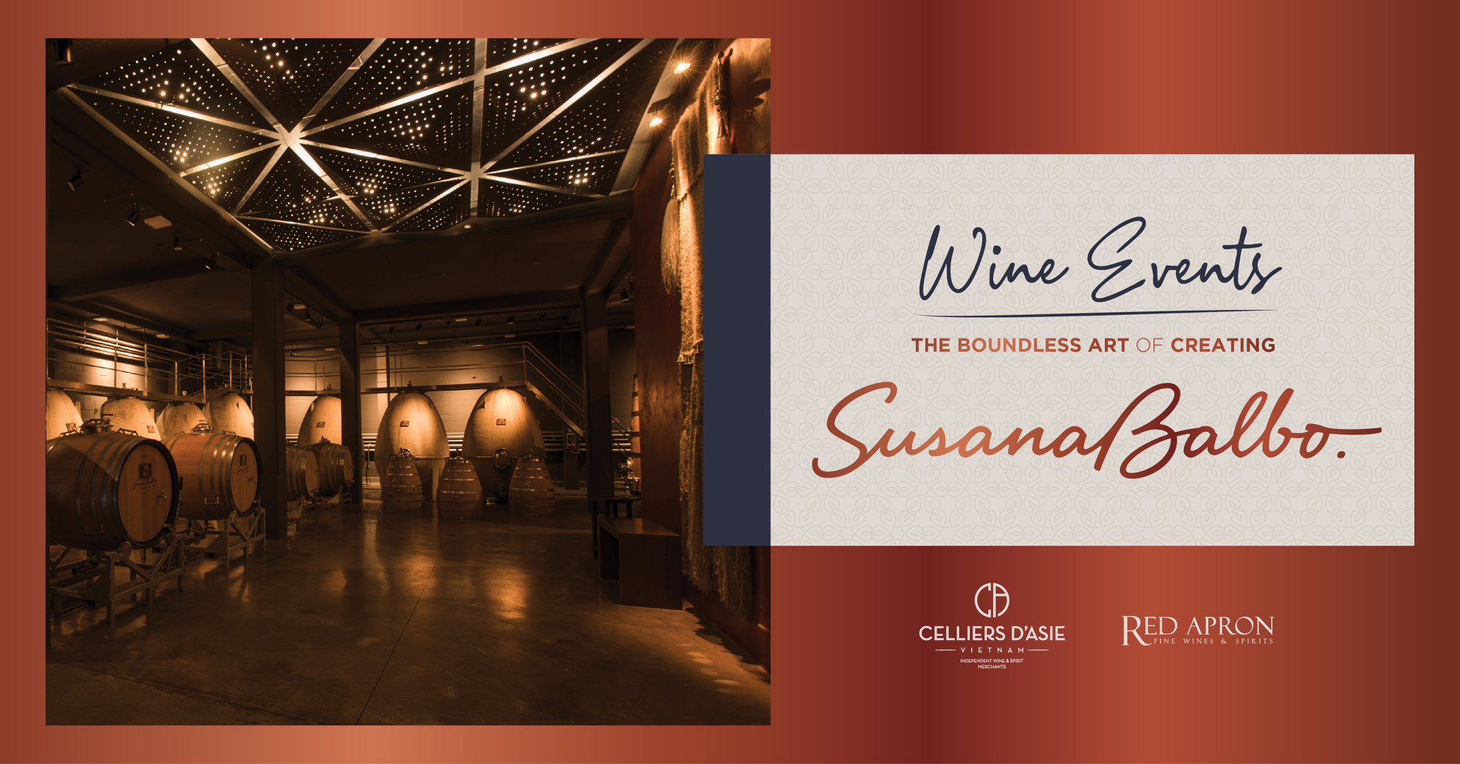 HOI AN - SUSANA BALBO WINE DINNER (INVITATION ONLY) | THE BOUNDLESS ART OF CREATING
