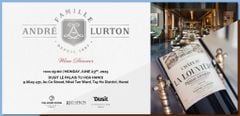 TIỆC TỐI ANDRE LURTON | DUSIT LE PALAIS TU HOA HA NOI