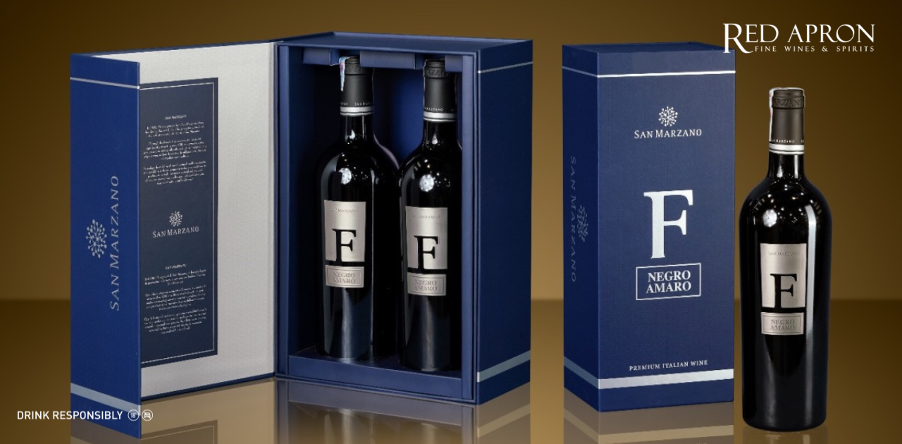 Rượu vang F (Top 3 Negroamaro, Gold Limited Edition, Gold 24 Karat)