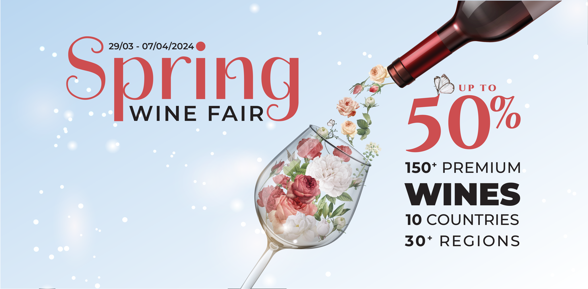 SPRING WINE FAIR | CHƯƠNG TRÌNH ƯU ĐÃI LỚN NHẤT MÙA XUÂN