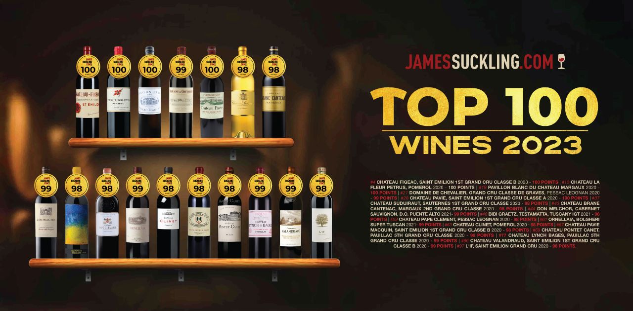 JAMES SUCKLING | TOP 100 WINES OF 2023