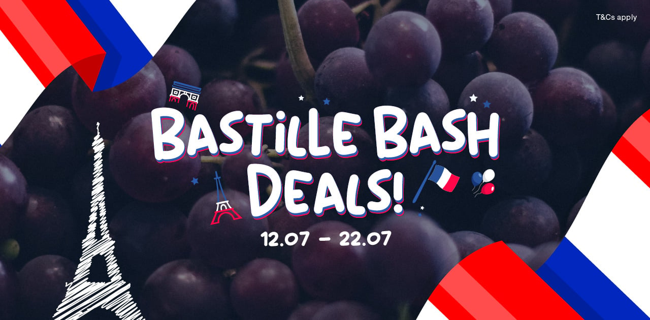 BASTILLE BASH DEALS | CELEBRATE FRENCH NATIONAL DAY WITH UP TO 48%!