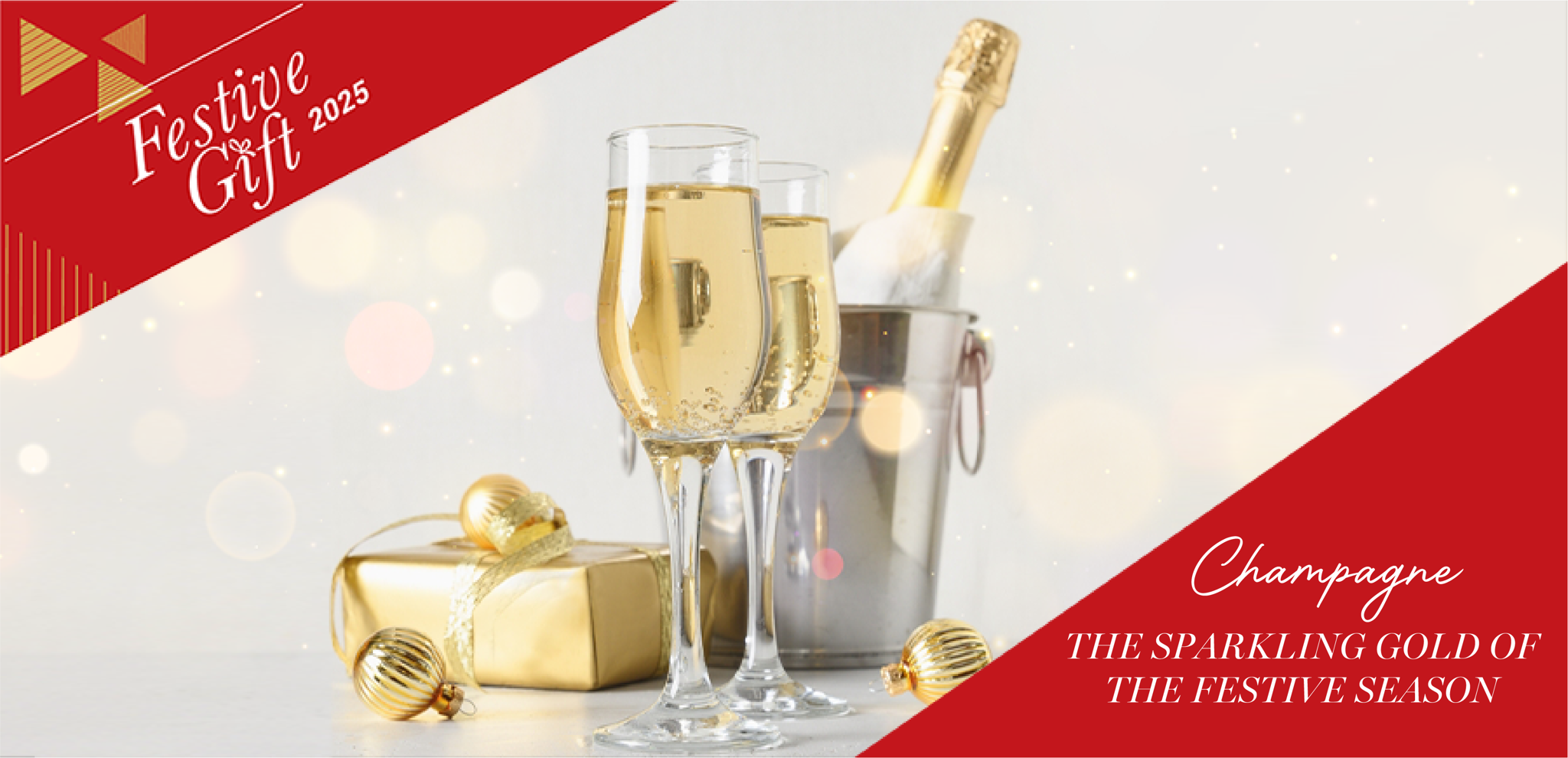 CHAMPAGNE - SPARKLING GOLD OF THE FESTIVE SEASON