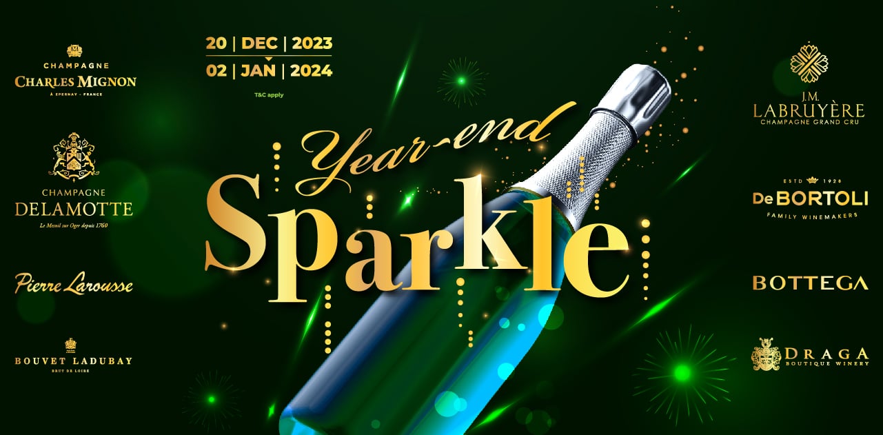 YEAR-END SPARKLE! DISCOVER THE FINEST BUBBLING COLLECTION FOR HOLIDAY SEASON