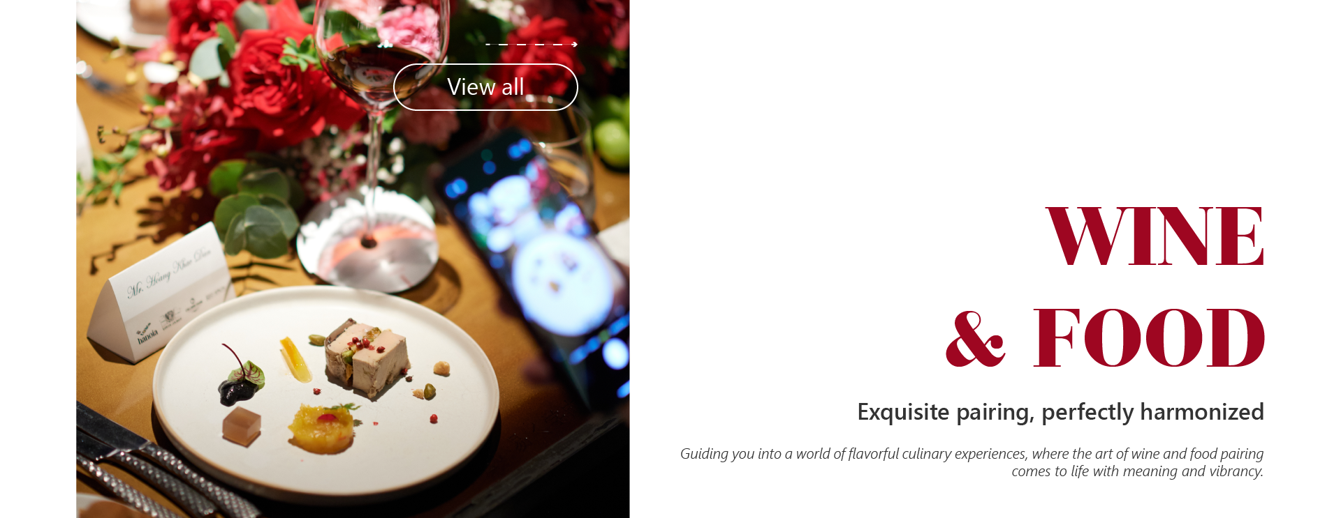 Wine and culinary knowledge