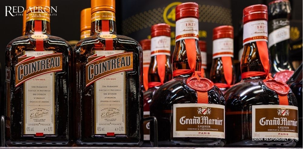 Bảng so sánh rượu Cointreau Grand Marnier Triple Sec orange liqueur khác biệt