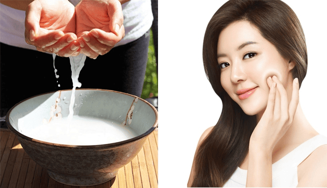 rượu gạo làm đẹp