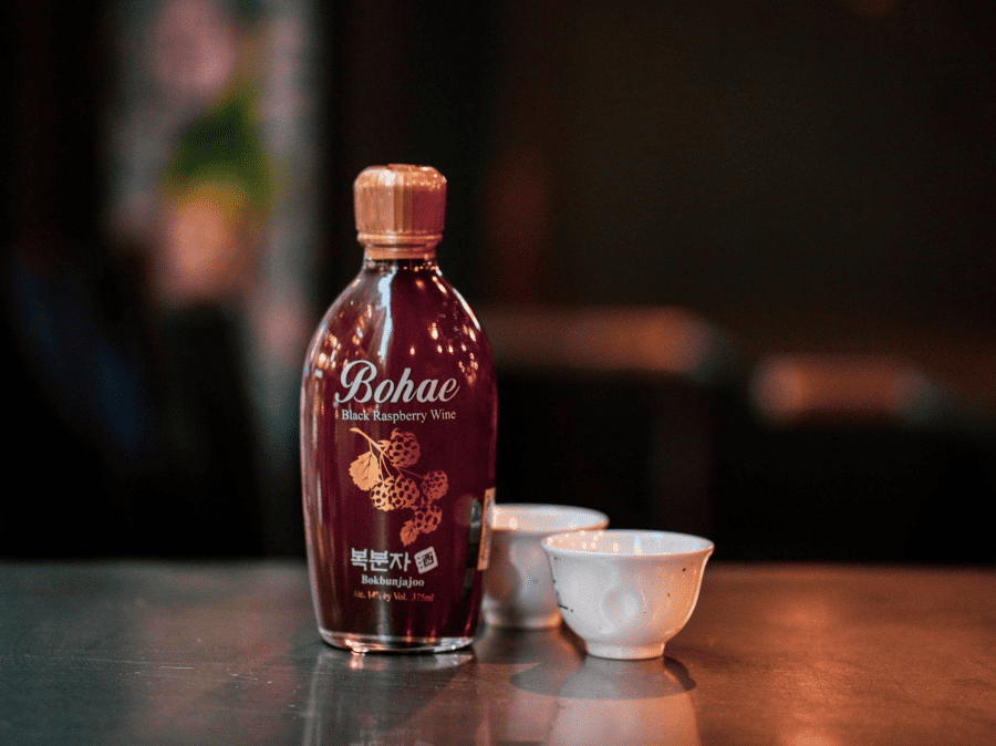 Rượu Bokbunjaju Hàn Quốc