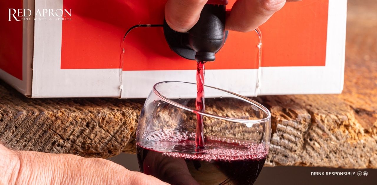 Rượu vang bịch phù hợp cho gia đình, sinh viên, người nấu ăn và sự kiện