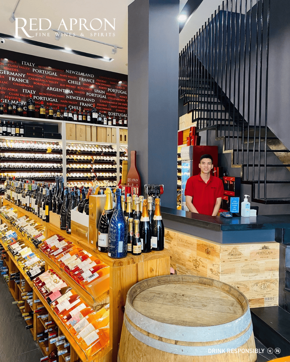 Rượu vang Pinot Noir tại Red Apron